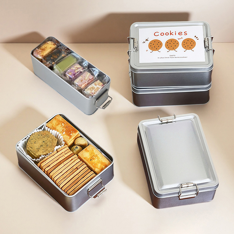 Caixas retangulares de folha d - Tin Container Lid avaliação e preço