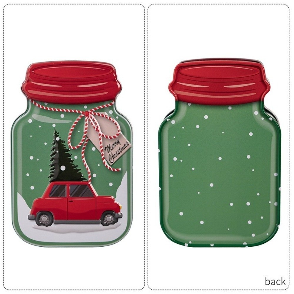 Caixa de Natal de Metal com Ta - Tin Container Lid avaliação e preço
