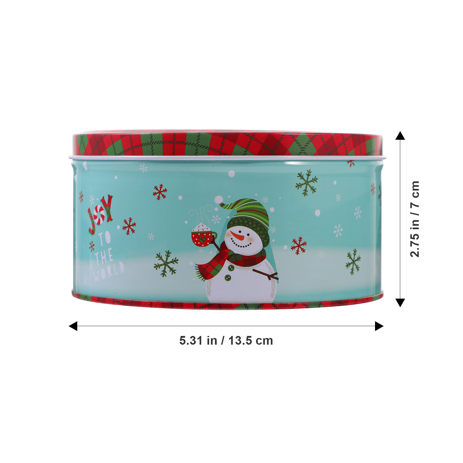 Caixa de metal para o Natal, r - Tin Container Lid avaliação e preço